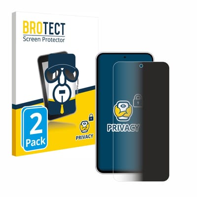 BROTECT - privacy screenprotector voor Samsung Galaxy S23 FE - Folie Beschermfolie Blauwlichtfilter 2 Stuks