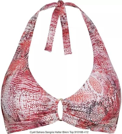 Cyell Halter Bikinitop - Sahara Sangria - Maat 38B