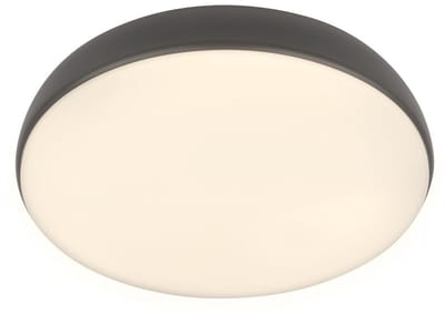 BRILONER Nikan - LED Plafondlamp – dimbaar met afstandsbediening – CCT – geheugenfunctie – antraciet – Ø35cm