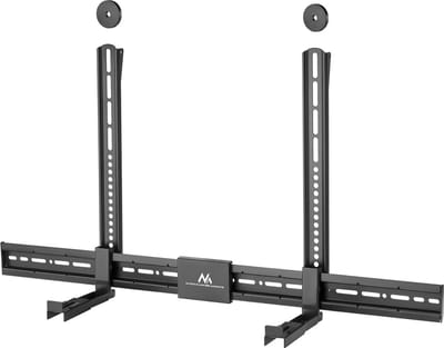 Maclean - Soundbar-houder - Verstelbare geluidsbalksteun - diepte 86~155mm - max. 15kg - MC-465 - Zwart