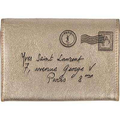Yves Saint Laurent Lederen Kaarthouder - '00s