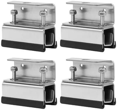 SnelShoppen - 4-delige Dakkoffer Montage Kit voor Bestelwagens, Paddenstoelhouder, 304 RVS Dakkoffers voor ProMaster, Boxer, Jumper, Ducato, Movano