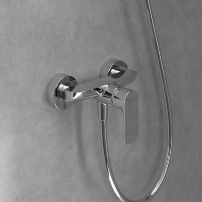 Villeroy & Boch O.novo Eengreeps douchekraan - chroom