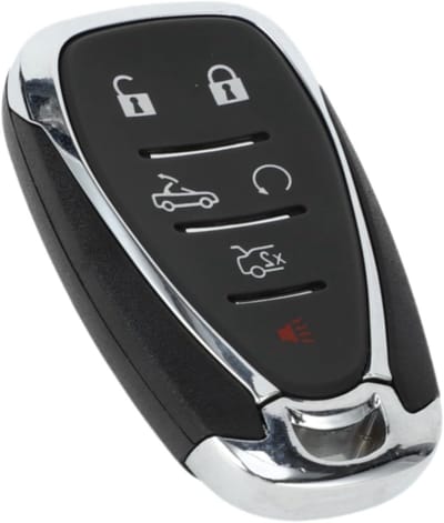 Keyless Entry Afstandsbediening Sleutelhanger Shell Case Vervanging voor Chevrolet Malibu en Camaro 2016-2021 met 6 Knoppen en Bescherming