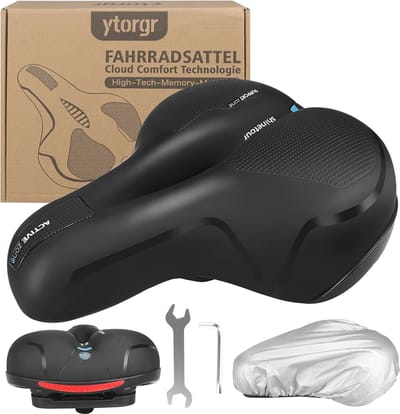 Ergonomisch Fietszadel voor Stadsfiets en Racefiets - Comfortabel en Schokabsorberend met Traagschuim