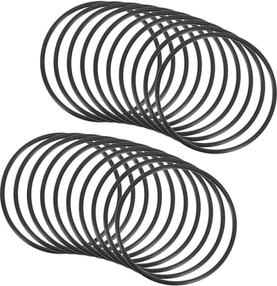 20x Nitril Rubberen Afdichtingen 46mm x 42mm x 2mm Zwart Ronde Onderdelen voor Kranen en Loodgieterswerk Reparatie