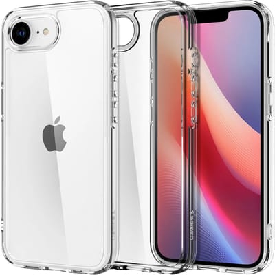 Spigen Ultra Hybrid Hoesje Geschikt voor Apple iPhone 17e / 16e - Back Cover met Air Cushion - Transparant