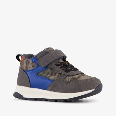 Blue Box jongens sneakers grijs blauw - Maat 21 - Uitneembare zool