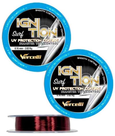 Vercelli Ignition Surf Monofilament 1000 M Zwart 0.260 mm