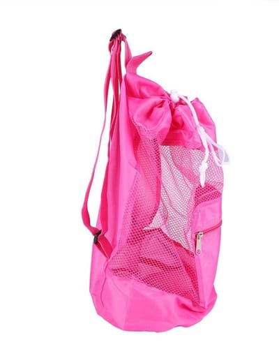Dailygoods- Mesh Rugzak Lichtgewicht - Strandtas XXL - Opvouwbaar - Draagbare Rugzak - Grote Capaciteit - Ideaal voor Speelgoed
