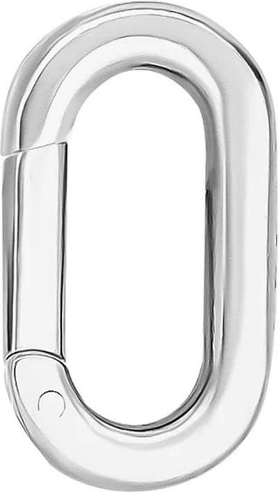 iXXXi Connect Verbindschakel Click Oval | Zilver