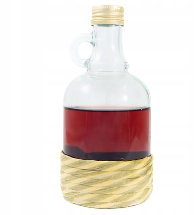 Bimberek Dama Serie - Glazen Fles - 0,5L - Met Omslag - Voor Alcohol