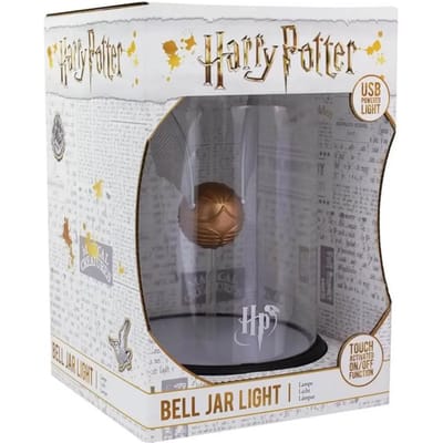 Harry Potter Golden Snitch Lamp – Officieel Gelicentieerde Sfeerlamp in Stolp, USB‑Voeding- Paladone