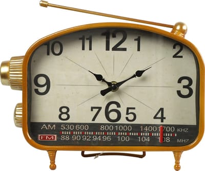 Countryfield Tafelklok Elroy in radio vorm 26 x 20,5 cm