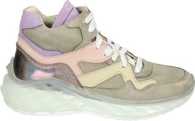 Twins - 322661 - Half-hoogMeisjesKindersneakers - Kleur: Wit/beige - Maat: 37