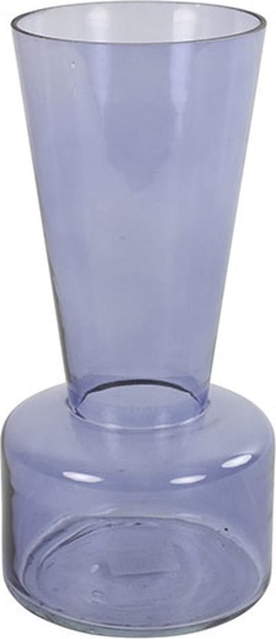 Countryfield Vaas Ellie glas L12B12H25CM blauw