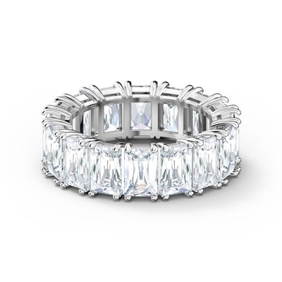 Bague large Vittore Swarovski Bijoux femme Argent 5572689 Box (Random Color),58 white