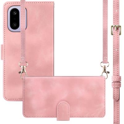 imoshion Hoesje - Geschikt voor OnePlus 15R - Bookcase met koord - Roze