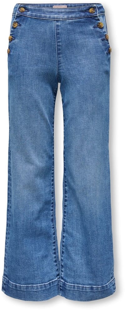 KIDS ONLY Wide-leg jeans KOGMADISON High waist Wide leg fit Enkel lengte Jeans