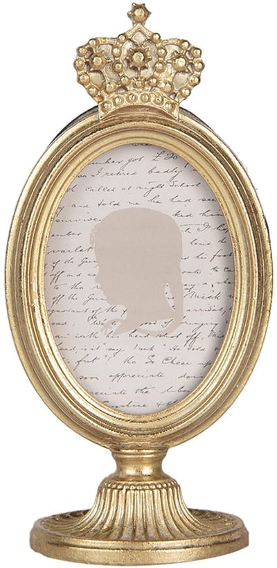 Clayre & Eef Fotolijst 7x9 cm Goudkleurig Kunststof