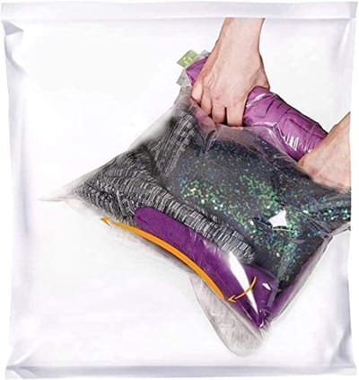 Famanu – Compressiezakken voor reizen - herbruikbaar - ruimtebesparend - duurzaam materiaal - geschikt voor kleding en accessoires tijdens vervoer - compact en lichtgewicht
