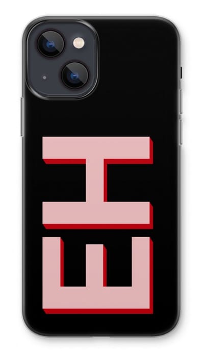 Gepersonaliseerd - Case Company® - Hoesje geschikt voor iPhone 13 hoesje - Monogram - Soft Cover Telefoonhoesje - Bescherming aan alle Kanten en Schermrand