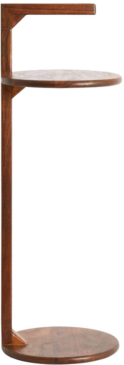 Light & Living Bijzettafel Delmino - Bruin - Ø26x77cm - Modern