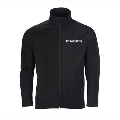 ORGANISATIE Softshell jas - Waterafstotend - 2-laags - Maat S