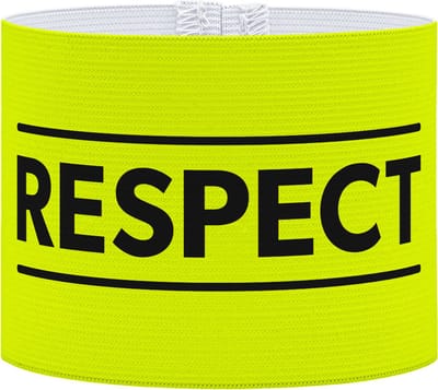 Aanvoerdersband - Respect geel - Pupil