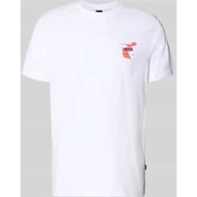 relaxed fit T-shirt van puur katoen model 'MOVEMENT'
