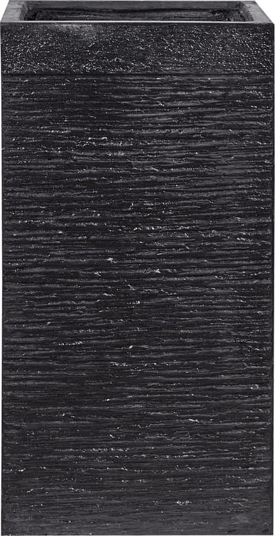 DION - Plantenbak - Zwart - 40 cm - Klei-vezelmengsel