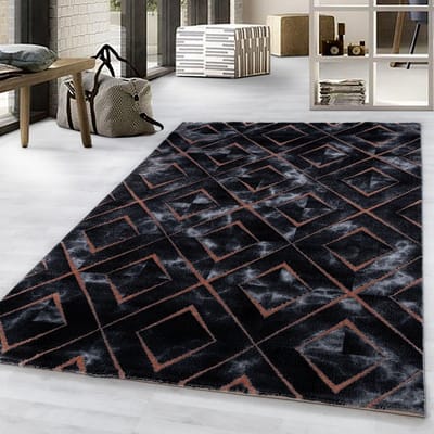 Crème Rond Tapijt Laagpolig Rond Vloerkleed met Anti Slip Koho Soft Comfort Wasbaar op 30° - 120x120cm- Modern - Woonkamer - Salon - Slaapkamer - Eetkamer