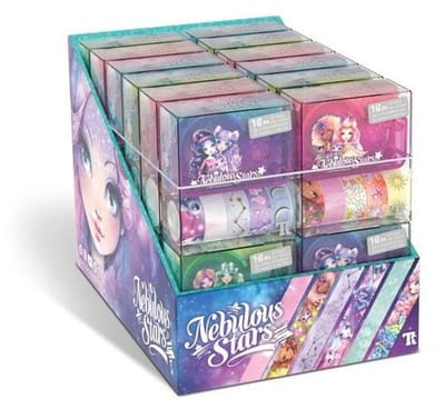 Nebulous Stars decoratie tape set - kleurrijke plakbandjes dispenser.