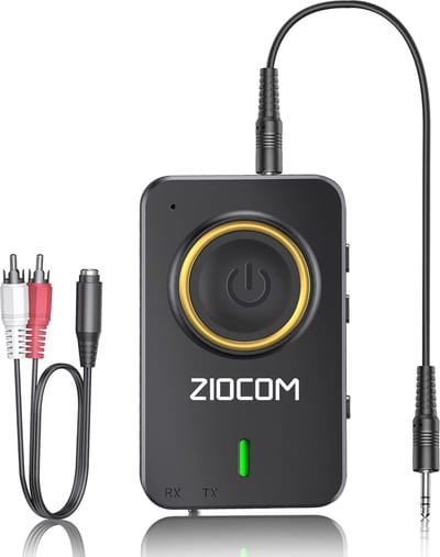 Bluetooth 2-in-1 Draadloze Adapter voor TV en PC - Aux, Microfoon, Dual Link, Laag Latentie