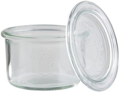APS Voorraadpot - Bewaarpot - Vaatwasserbestendig - 12-Delige Set - Glas - Transparant - 200 ml