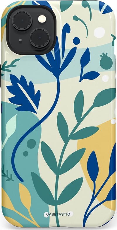 Casetastic Hoesje Geschikt voor Apple iPhone 15 Plus Magsafe - Stijlvolle Beschermende Duo-layer Case - Muse in lente