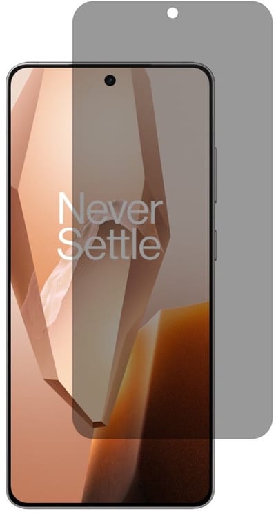 Coverup Screen Protector - Geschikt voor OnePlus Nord 5 Screen Protector - Coverup Privacy Tempered Glass - Transparant