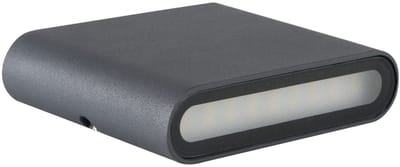 Licht-Erlebnisse - Gled - LED - Wandlamp - IP54 - 4000K - 300lm - van - Aluminium - in - Grafiet
