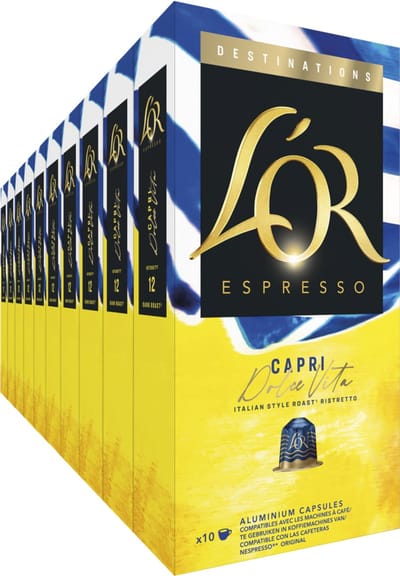 L'OR Espresso Destinations Capri Koffiecups - 10 x 10 capsules