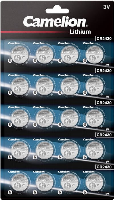 Camelion Lithium CR2430 3V blister 20