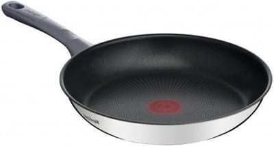 Braadpan - All-purpose pan - Koken aan huis - Roestvrij staal - 24 cm - Zilver