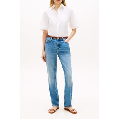 Tommy Hilfiger Essential Poplin Ss Shirts Optic White Taglia: S | Magliette intime Outlet | Donna | Bianco