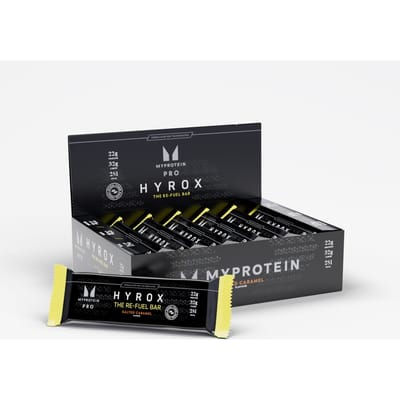 THE Re-Fuel Bar – HYROX-editie - 12 x 80g - Zoute Karamel