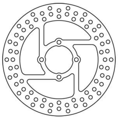 Remschijf TRW MST406, 1 Stuk