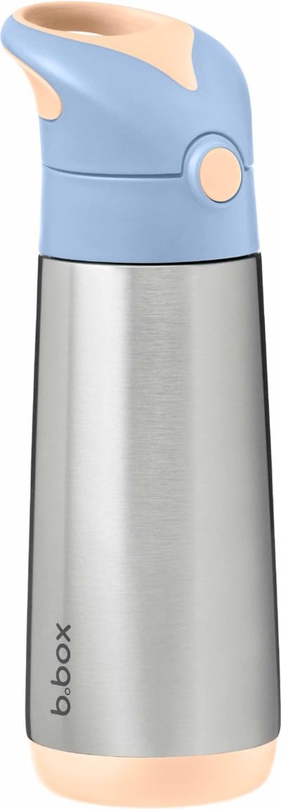 b.box Thermos-Drinkfles en Waterfles | Geïsoleerd, Dubbelwandig, Roestvrij Staal | Houdt Drankjes tot 15 Uur Koud en tot 8 Uur Warm | 500 ml