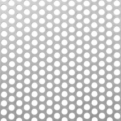 Geperforeerde plaat - Metaalplaat Rond - Projecten Maken - Stalen Materiaal - 250x500x1 mm - Staal