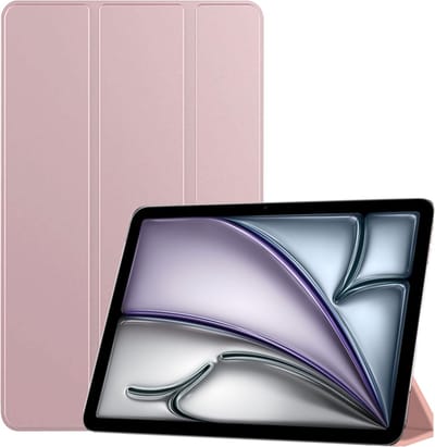 Hoesje geschikt voor iPad Air 11 2025 M3 / 2024 & iPad Air 5/4 (10.9 inch 2022/2020) – Extreme Shock Case – Smart Case - Rose