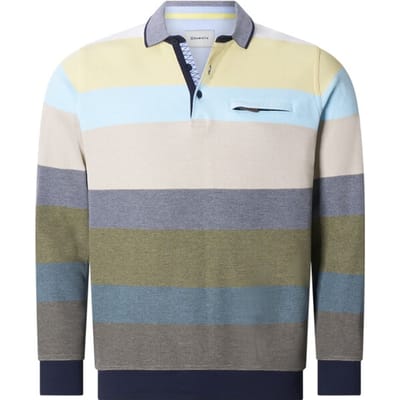 Babista herren Sweatshirt - 48/50 - geel - Plus Size
