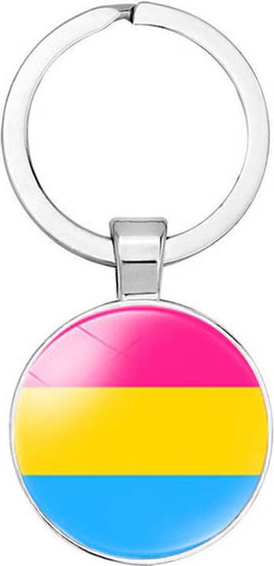 Akyol - LGBT Pride sleutelhanger - Panseksueel - Regenboog - Pride - pride sleutelhanger voor sleutelhanger - trans - cadeau - kado - Pride day - respect - equality