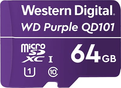 SD Geheugenkaart Western Digital WDD064G1P0C 64GB